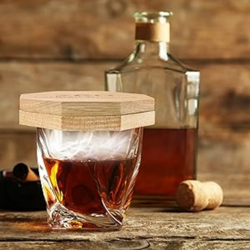 Men's Cocktail Smoker Kit for Cocktails Wine Whiskey Bourbon